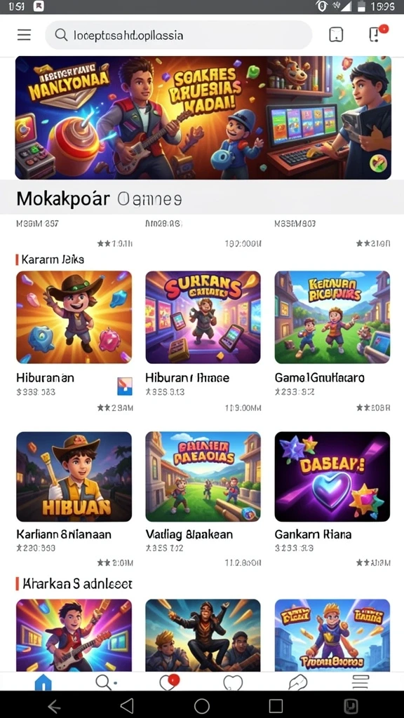 Tantangan level yang beragam dan tidak monoton.