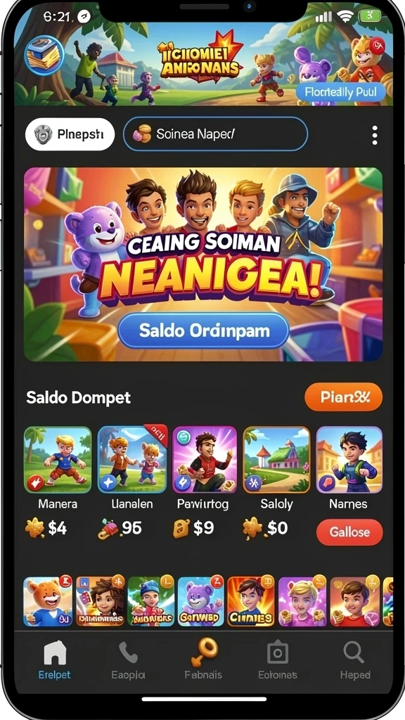 Tampilan awal game 666I yang menarik.
