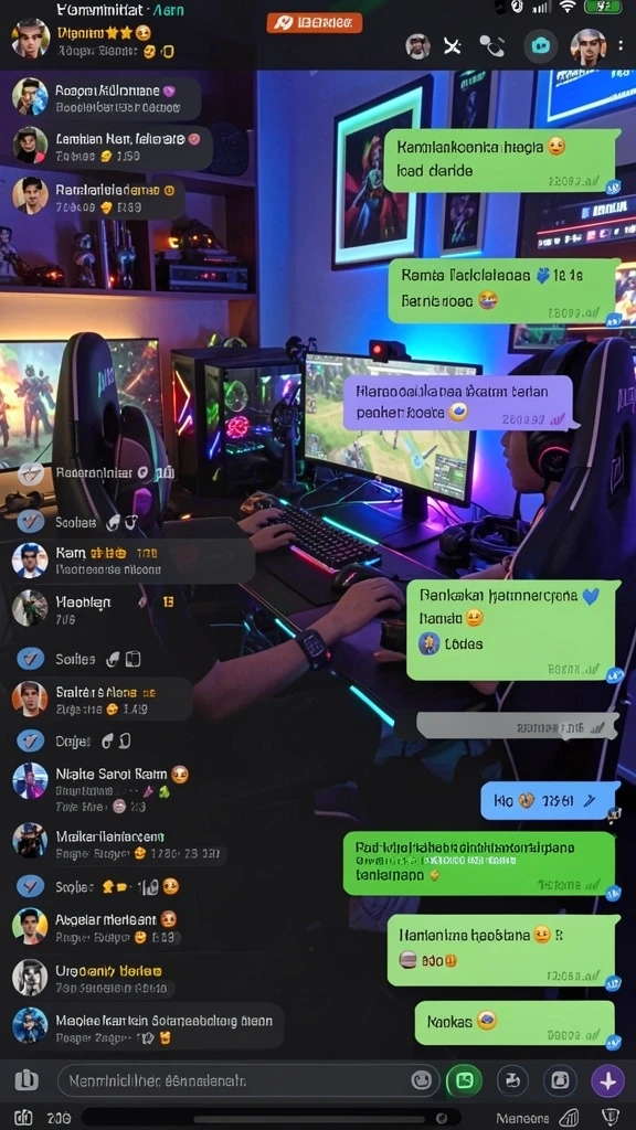 Tangkapan layar level menantang di AMAN69.