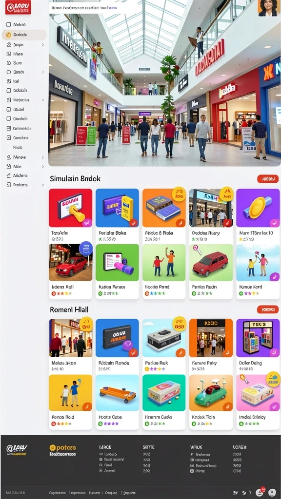 Fitur multiplayer yang mempertemukan banyak pemain.