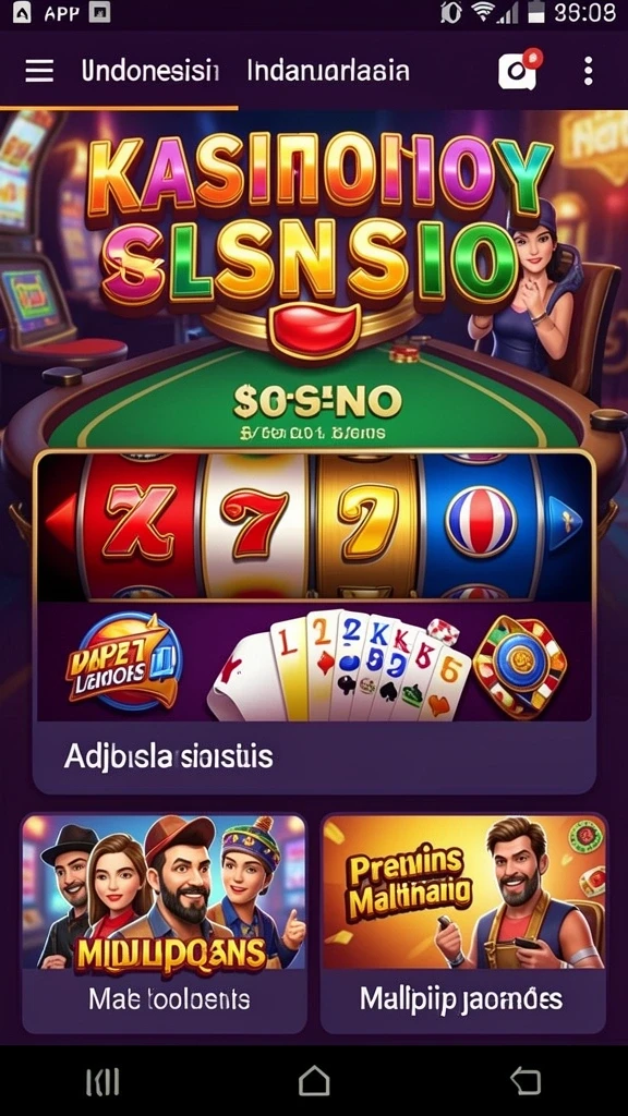 Screenshot memperlihatkan antarmuka pengguna yang sederhana dan intuitif.