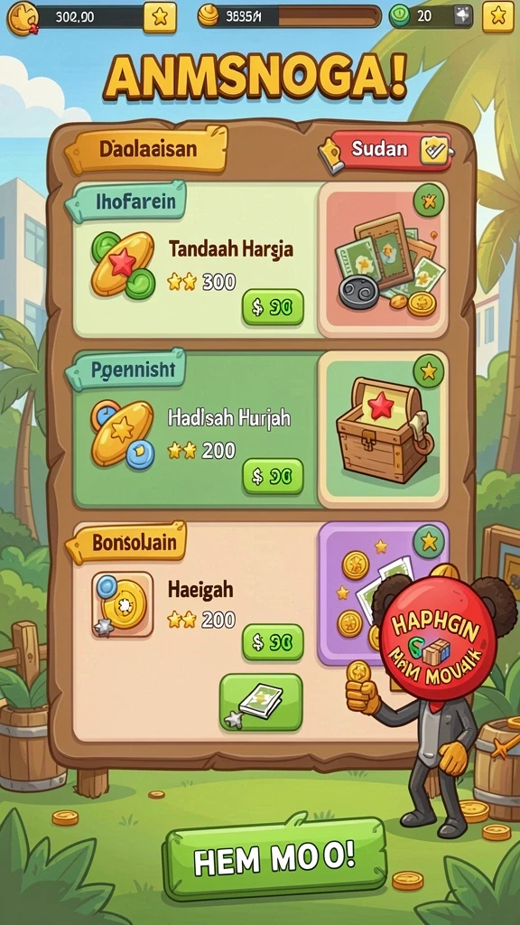 Misi harian yang menantang dan penuh hadiah.