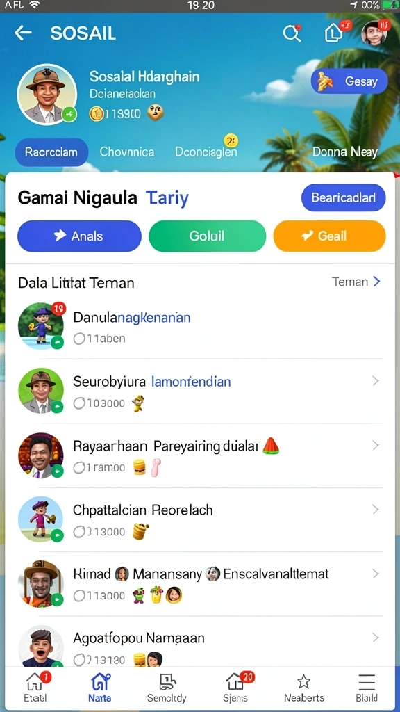 Tampilan antarmuka yang intuitif dan menarik.