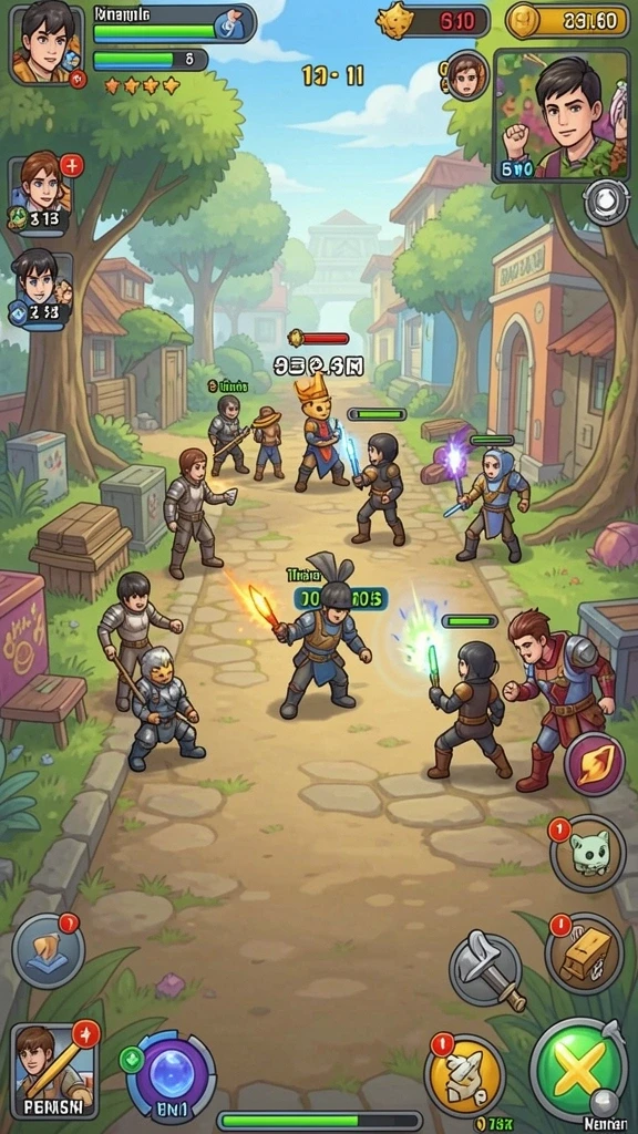 Mode multiplayer yang seru bersama teman.