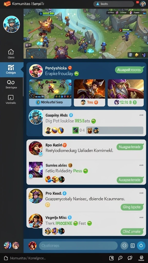 Tampilan awal permainan yang menarik.