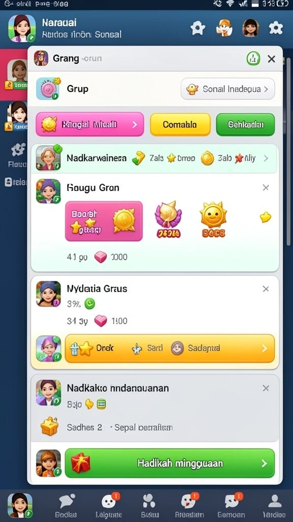 Tampilan grafis yang menakjubkan dan detail karakter.
