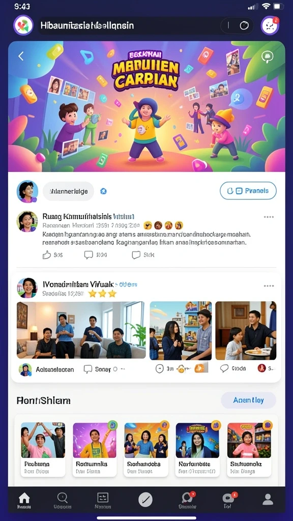 Screenshot menunjukkan antarmuka permainan yang menarik.