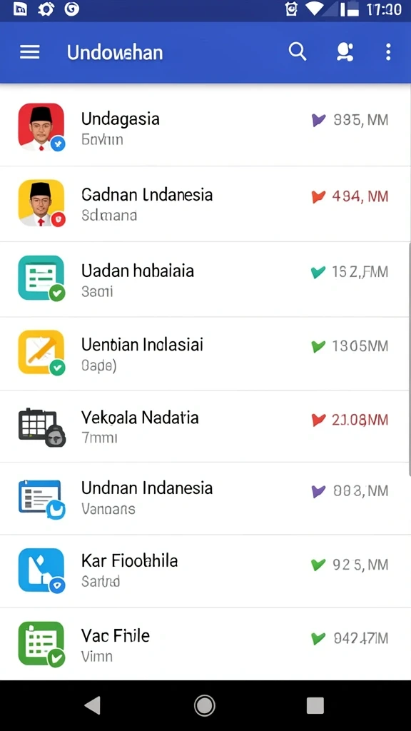 Screenshot menunjukkan berbagai pilihan permainan yang tersedia.