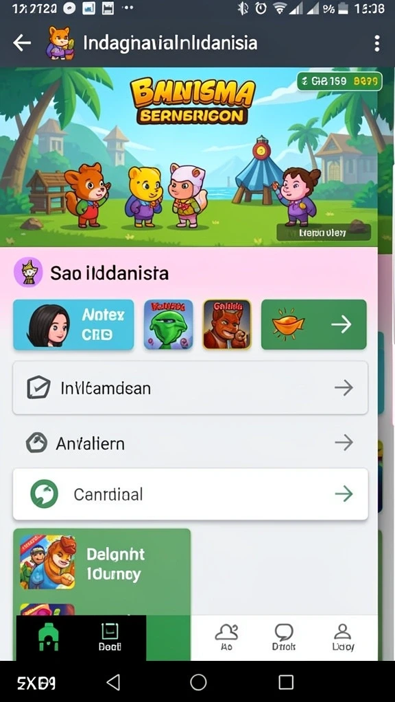 Tampilan antarmuka yang modern dan menarik.
