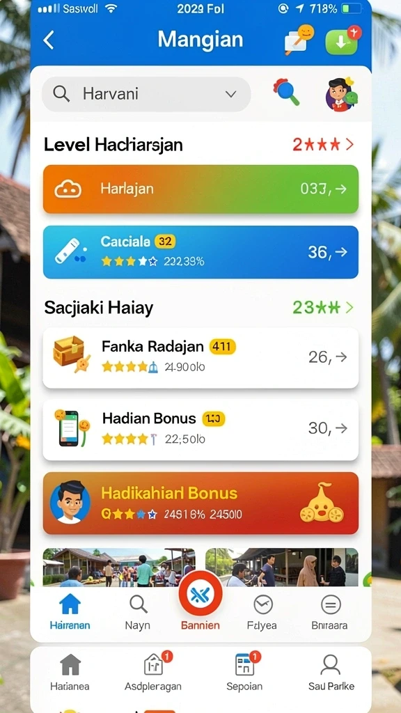 Berbagai tantangan menarik menanti di dalam game.
