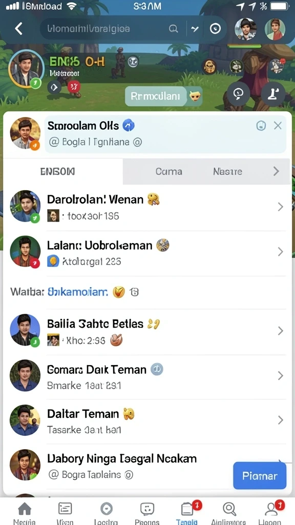 Karakter unik dengan cerita mendalam.
