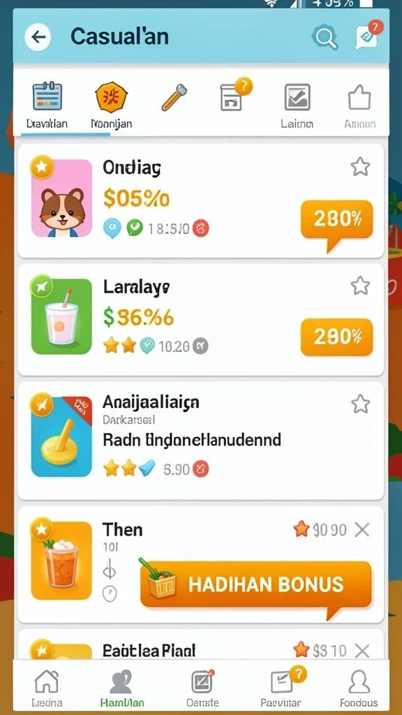 Fitur item membantu dalam menyelesaikan tantangan.