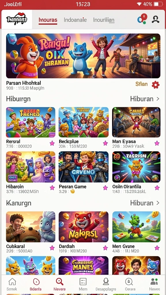 Tangkapan layar dari dunia fantasi yang memukau.