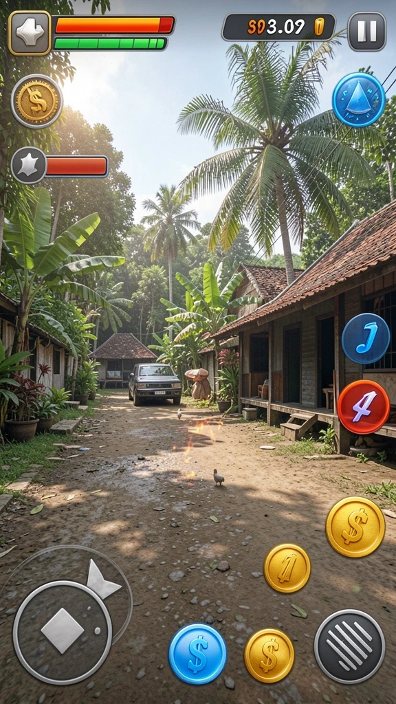 Pemandangan indah saat menjelajahi dunia OJA89.