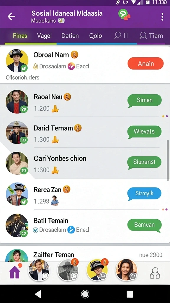 Desain grafik yang menawan dan berwarna.