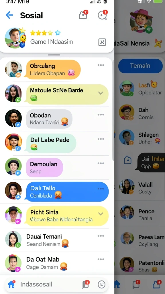 Tampilan pemandangan indah dari dunia fantasi PRG007.