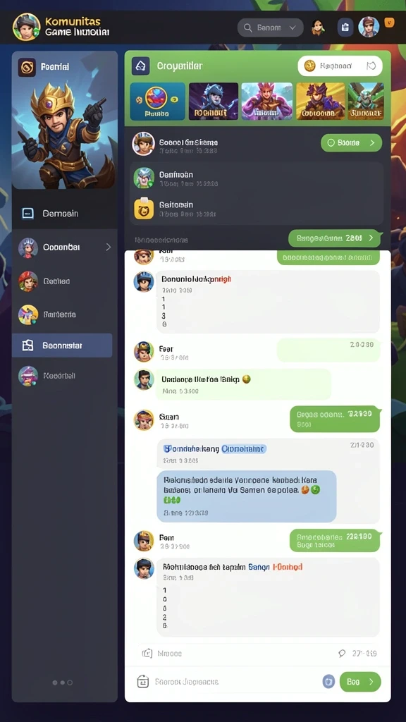 Screenshot menunjukkan pemandangan menawan dalam permainan.