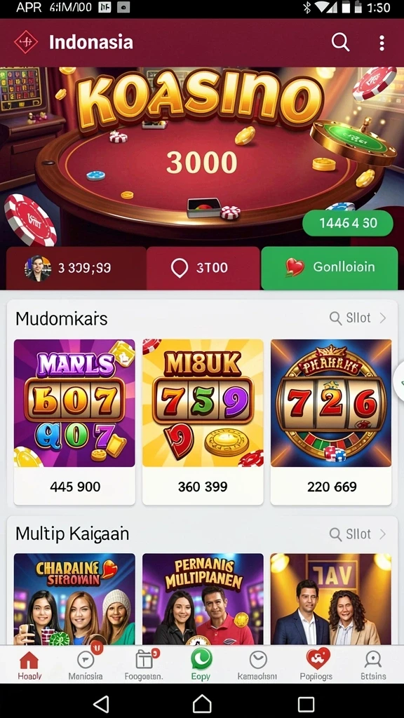 Tampilan antarmuka yang sederhana dan user-friendly.