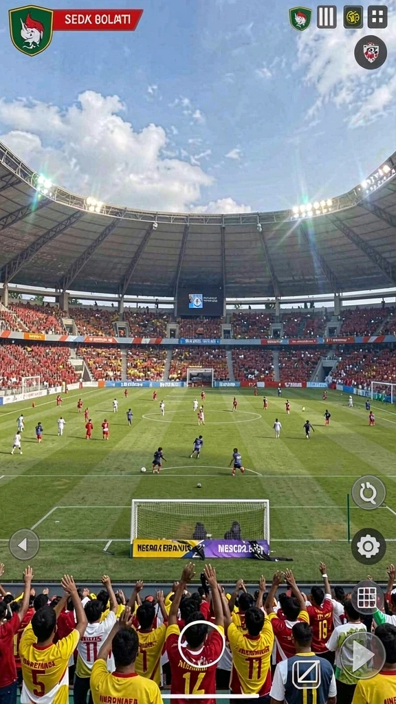 Aksi menegangkan dalam pertempuran tim.