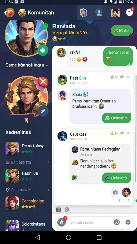 Tampilan antarmuka yang user-friendly dan menarik.