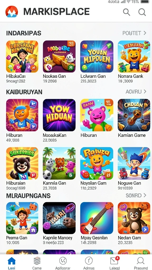 Tampilan antarmuka yang menarik dan mudah digunakan.